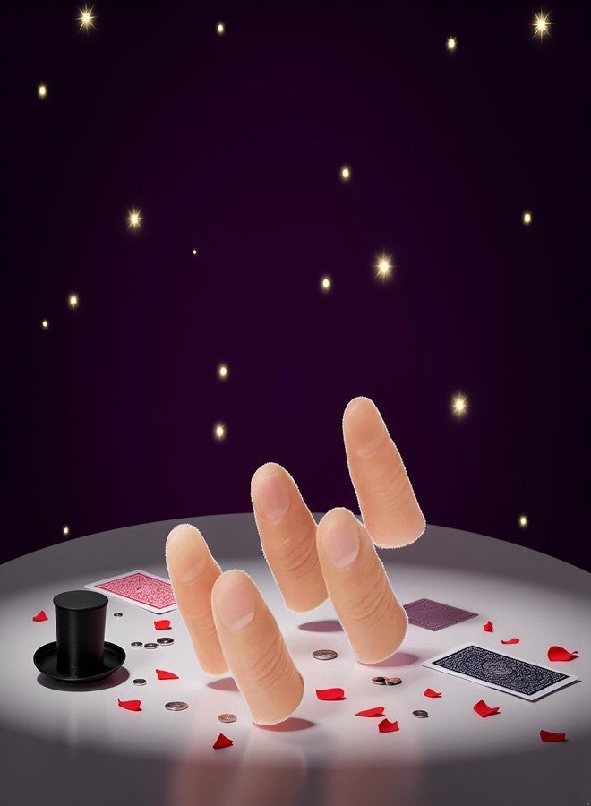 Zewool Xinjincang 5Pcs/Set Complexion Magic Trick Fingers Fake Thumb Tips Stage Show Prop Prank Magic Kits and Accessories Novelty and Gag Games, Small - Image 5